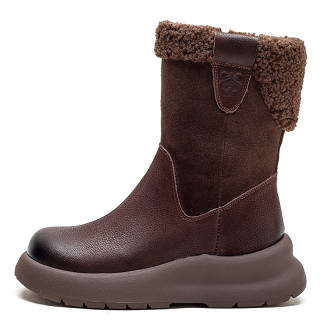 JIEZHOU Top Grain Cow Leather Thermal Abrasion Resistant Height Increasing Slip Resistant