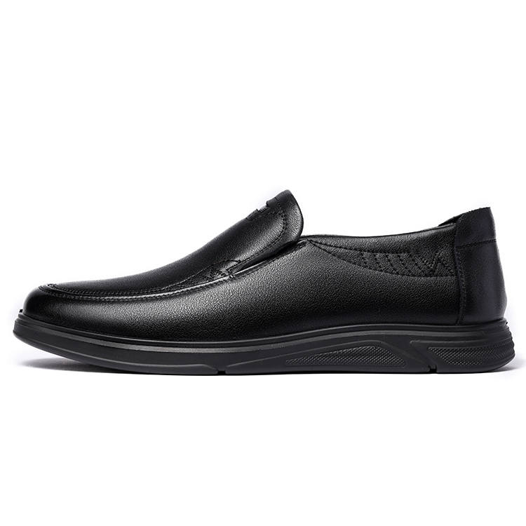 LAORENTOU Casual Leather Shoes Men's Black