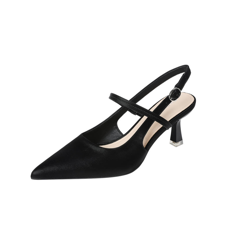 YAFEI XUANYU Silk Slim Heel High Heels 6.5cm Women's