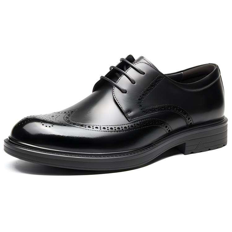 AOKANG Dress Shoes Men's Low Top Black, Brown