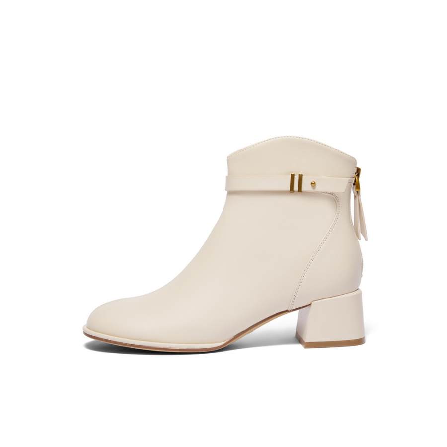 BELLE Sheepskin Ankle Boots 4.5cm Women's