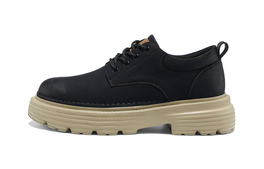 HLA HLA Combat Boots Men's Black, Earth Yellow