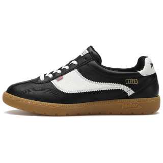 JACLAR CHAMP 1975 Leather Low top Skateboard Shoes Unisex Black White