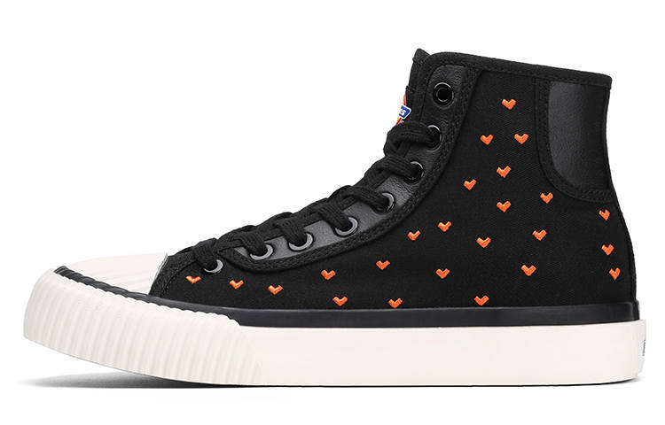 Dickies Slip Resistant Abrasion Resistant Slip Resistant Abrasion Resistant High top Canvas Shoes Women's Black