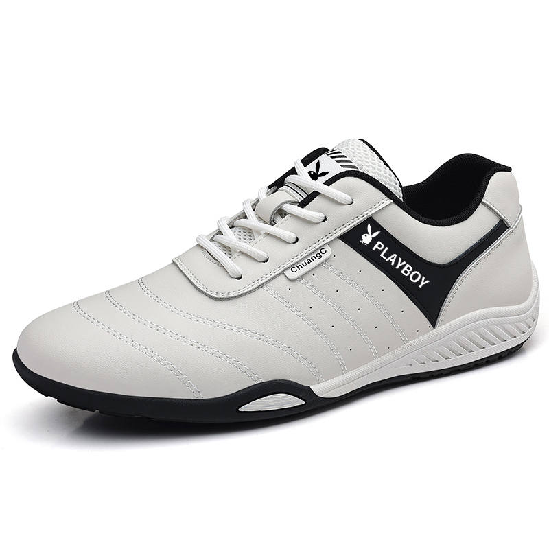 Playboy Cow Split Leather Low top Casual Shoes Men's