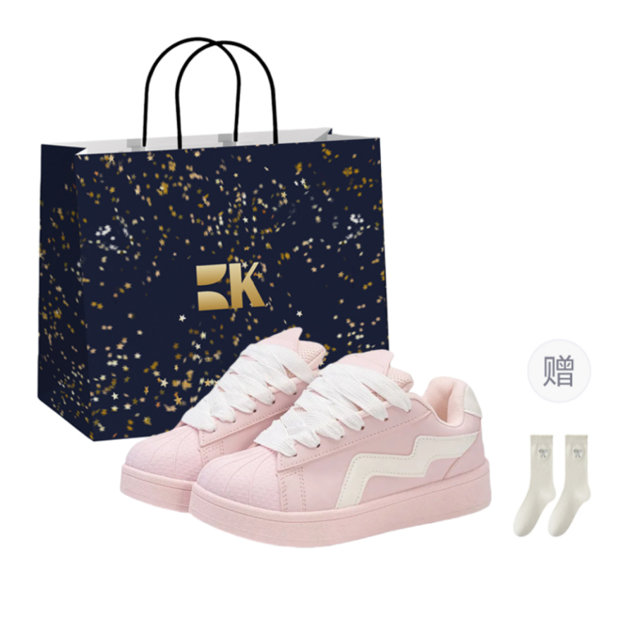 Boldi Kuki Slip Resistant Abrasion Resistant Low top Skateboard Shoes Women's Pink Shopping Bag