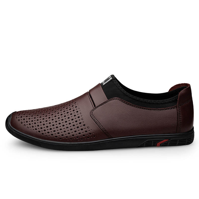 CALIFBULL Top Grain Cow Leather Men's Casual Shoes Men's