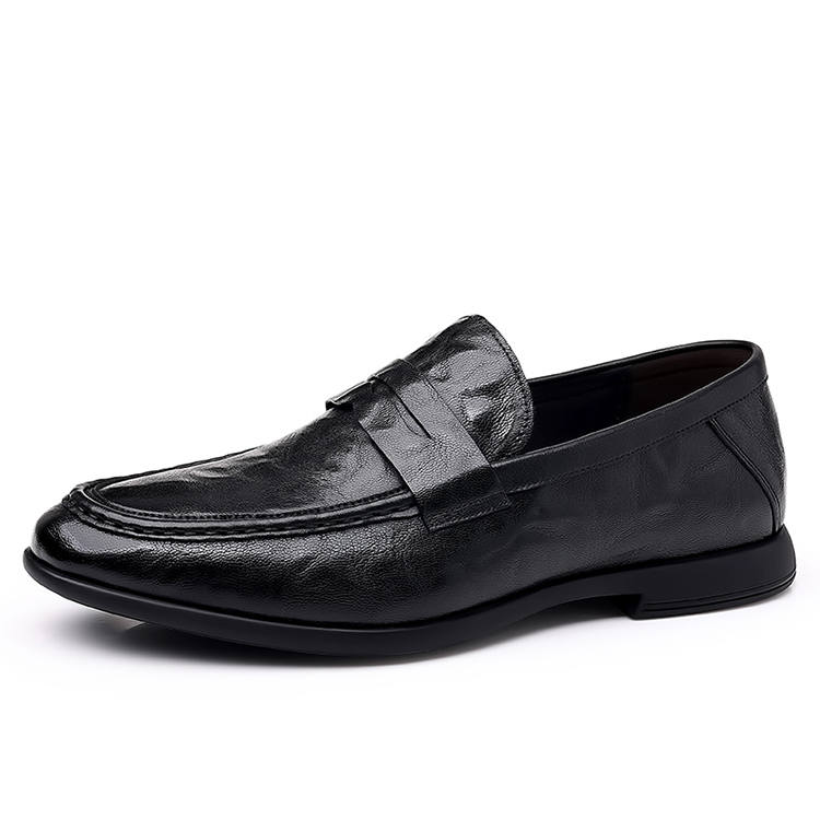 GZZ Top Grain Cow Leather Casual Shoes Men's