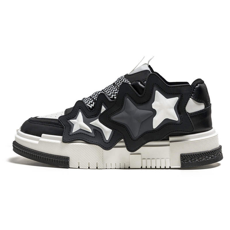 GONGNIUMEILI Pu Low top Skateboard Shoes Men's