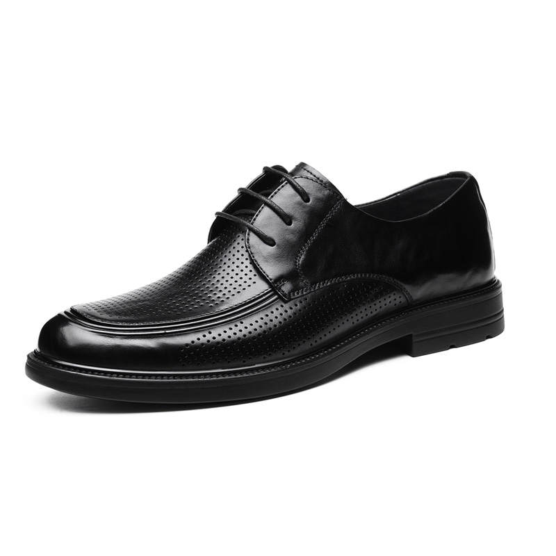 AOKANG Casual Leather Shoes Men's Black