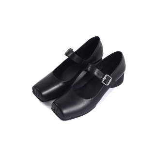 ROROWU Mary Jane Shoes Women's Black