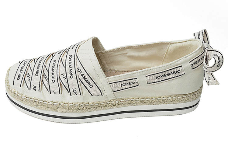 Joy&Mario Fabric Loafers Women's Beige