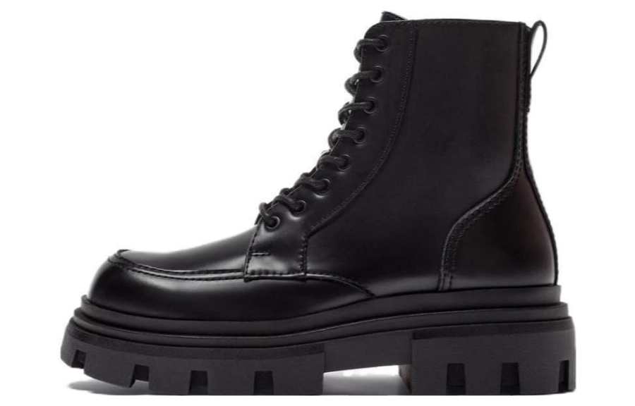 ZARA ZARA Combat Boots Men's Black