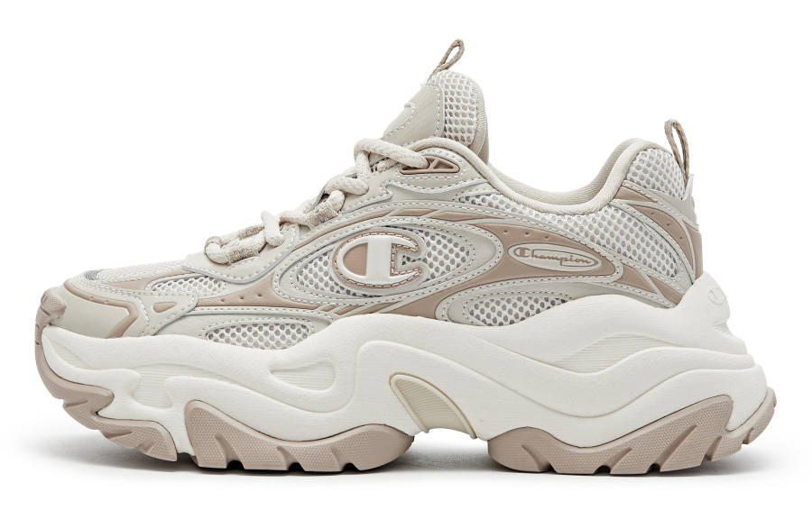Champion Nebula Layered Low top Chunky Sneakers Women's Khaki