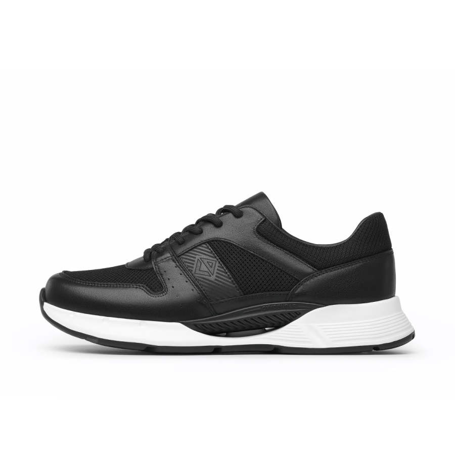 Chrisdien Deny Cow Leather Low top Casual Shoes Men's Black