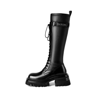 HAOYASENNU Knee High Boots Women's Urban Chic Black