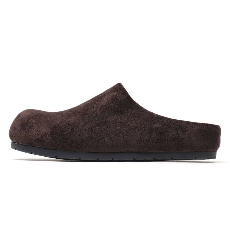 Mule Donkey Rubber Birkenstock Shoes Unisex Dark Coffee Brown