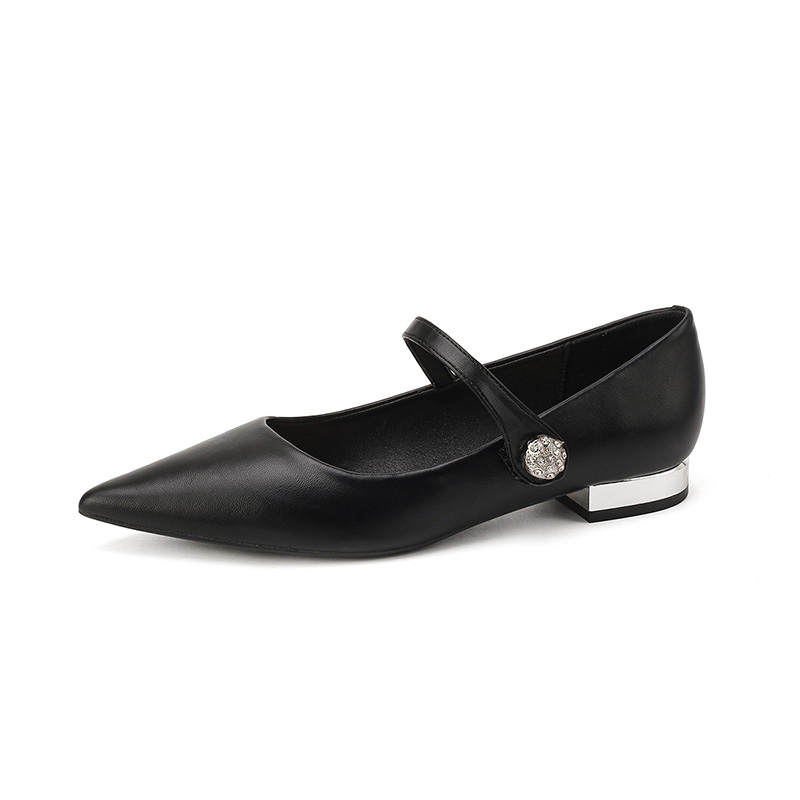 Qiandongmeili Block Heel High Heels 1.5cm Women's