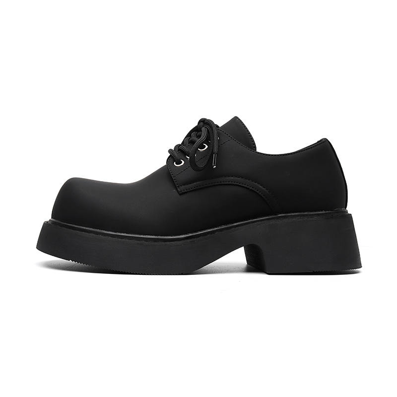 LUOMAIKE Microfiber Leather Casual Shoes Men's Black