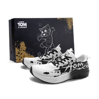 TALKING TOM Running Shoes Men's Low Top Neon Yellow/Black White