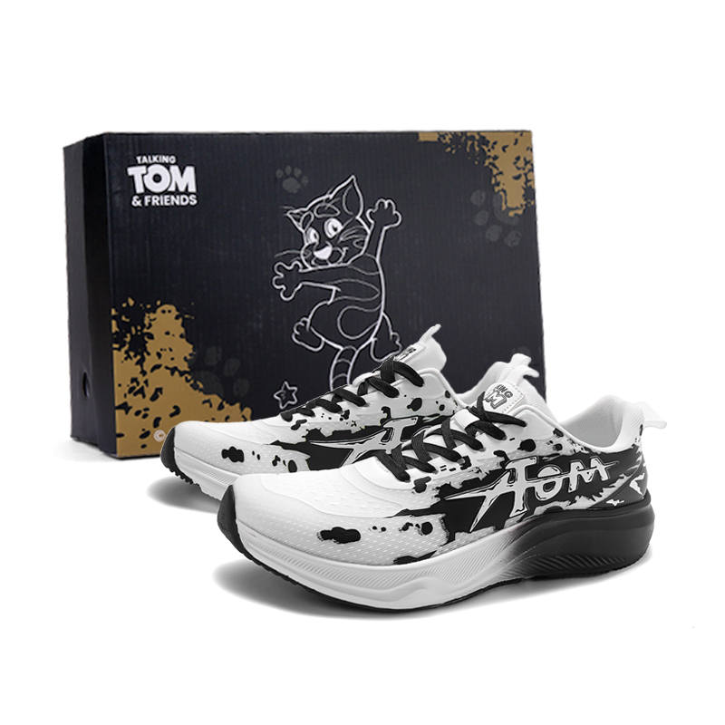 TALKING TOM TALKING TOM Running Shoes Men's Low Top Neon Yellow/Black White