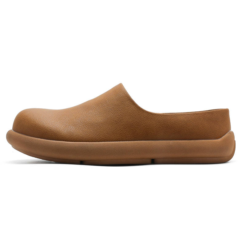 JOSINY Rubber Sole Abrasion Resistant Slip Resistant Closed Toe Slippers Men's