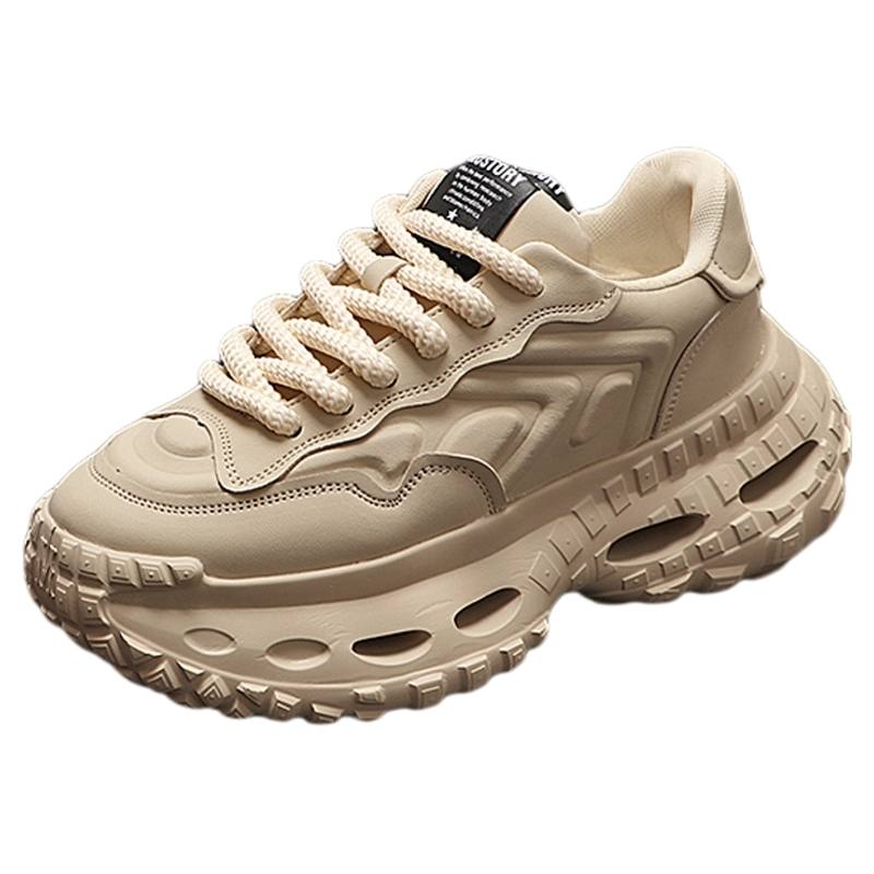ZUOSAISI Waterproof And Breathable Lightweight Height Increasing Low top Chunky Sneakers Men's