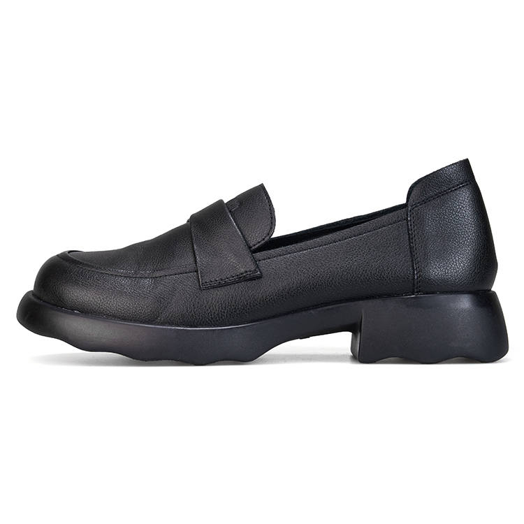 Joy&Mario Synthetic Leather Loafers Women's Black