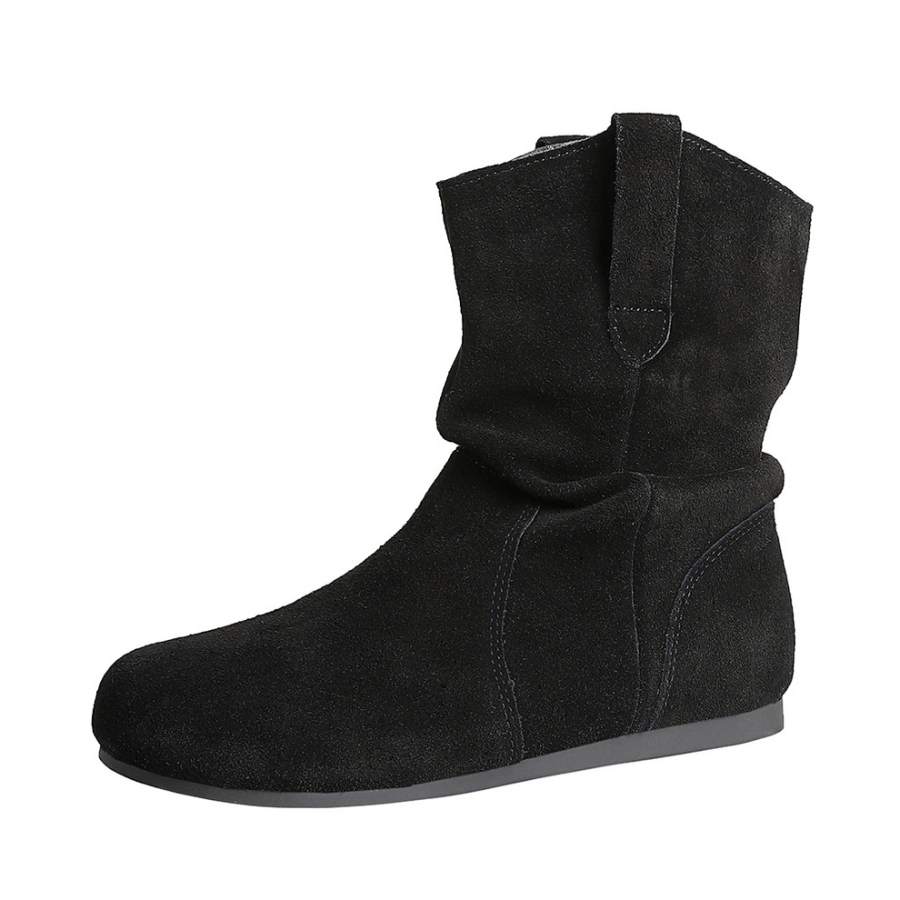 YAFEI XUANYU Nubuck Ankle Boots 1CM Women's