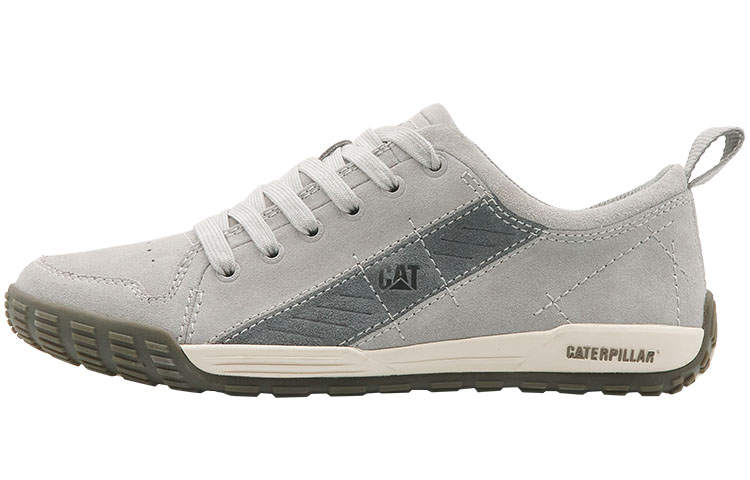 CAT Textile, Synthetic Leather Low top Sports Casual Shoes Men's Gray