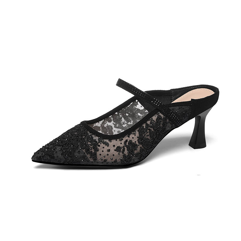 JINSITU Closed Toe Slippers Women's Black
