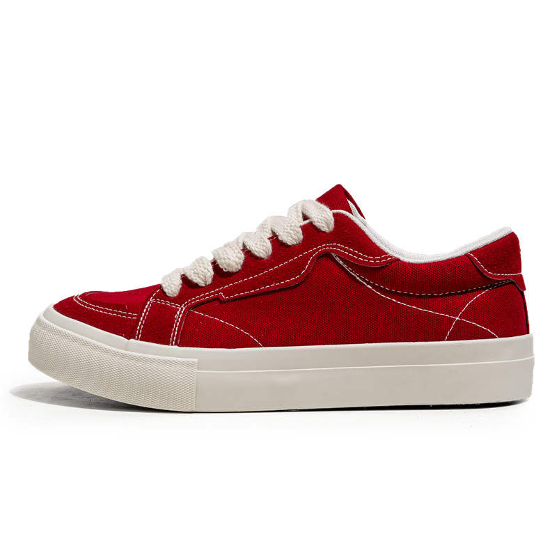 DAOTUSEN Canvas Abrasion Resistant Abrasion Resistant Low top Skateboard Shoes Men's
