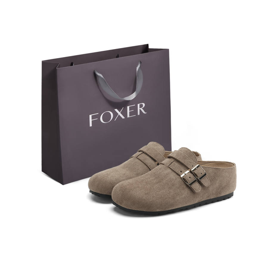 FOXER PVC Breathable Slip Resistant Lightweight Abrasion Resistant Birkenstock Shoes Women's
