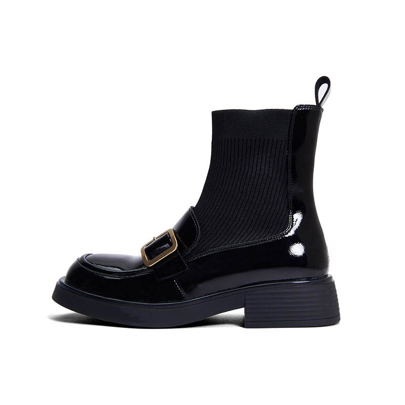 PT'SON PT'SON Ankle Boots 4cm Women's Black
