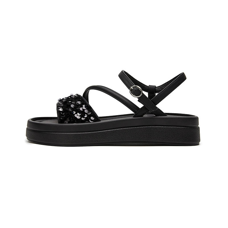 DAPHNE DAPHNE Fabric One Strap Sandals 3.5cm Women's