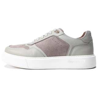 DIKENI Cow Leather Slip Resistant Abrasion Resistant Low top Skateboard Shoes Men's Taupe
