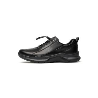 LAILE Casual Shoes Men's Low Top Black/Gray