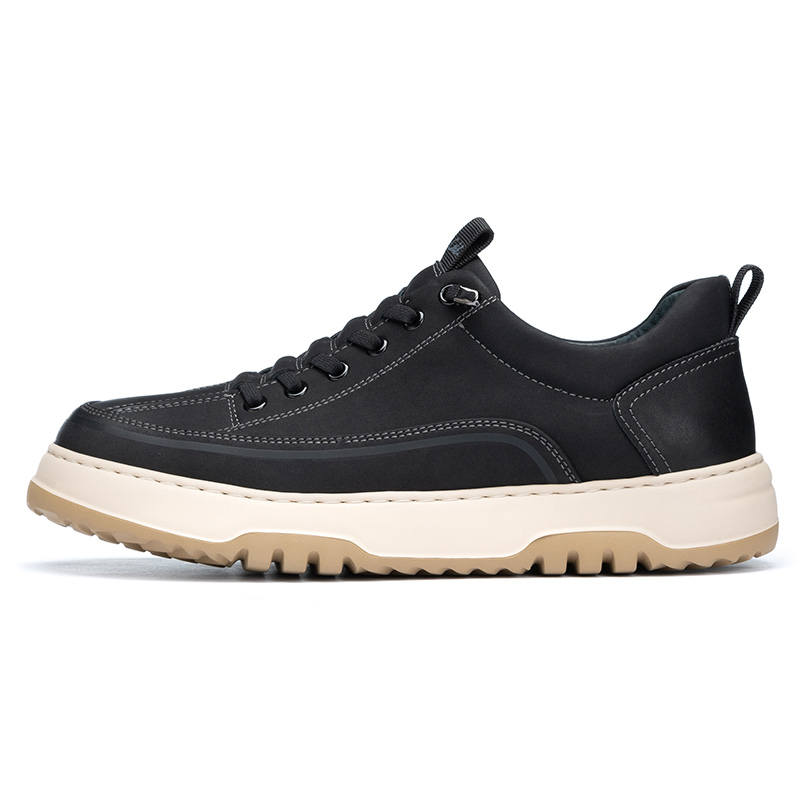 CELE Men's Casual Shoes Men's Low Top Black/Khaki/Gray