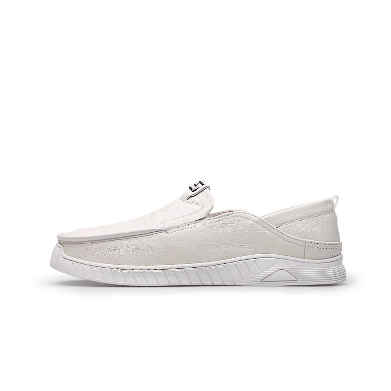 PARDASAUL Cow Leather Casual Shoes Men's White