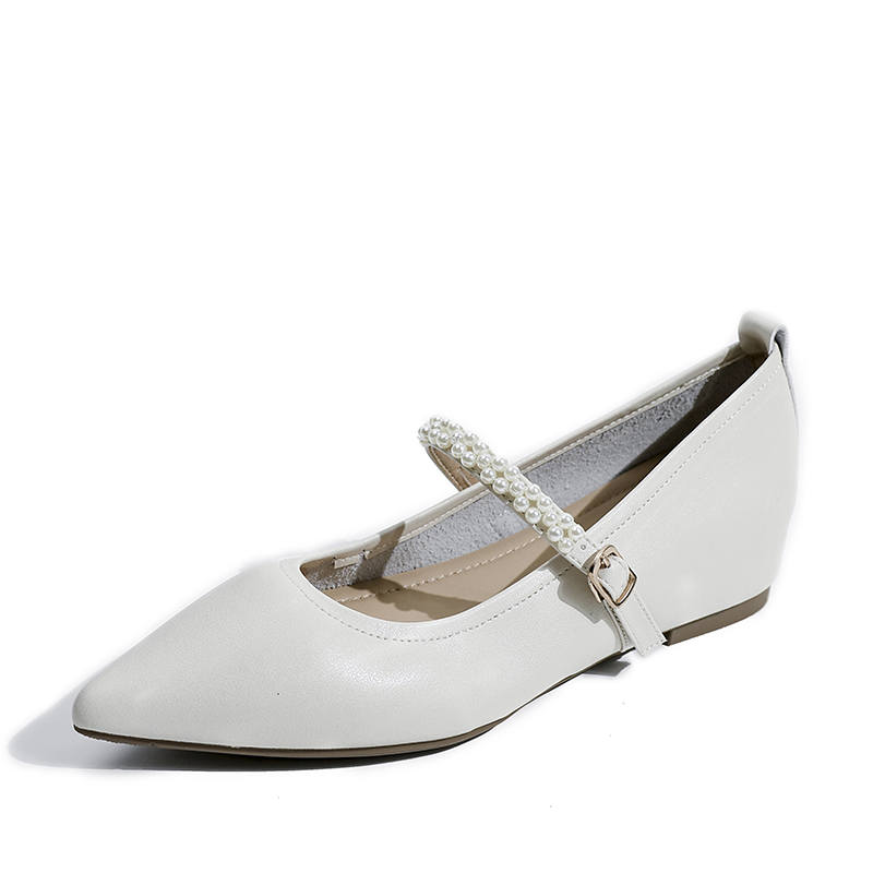 ZUOMILUO Leather Flat Mary Jane Shoes Women's