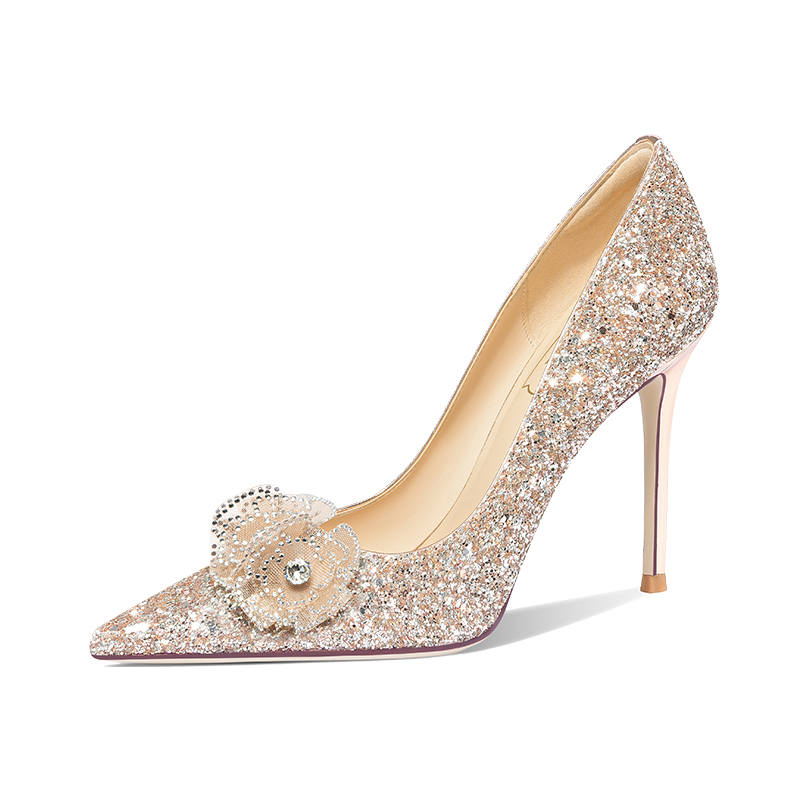 LOLY LOLY High Heels Women's Gilded Vow