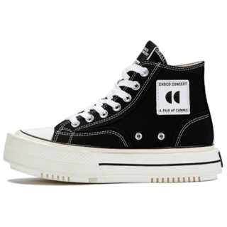 CHOCO CONCERT High top Canvas Shoes Unisex Black