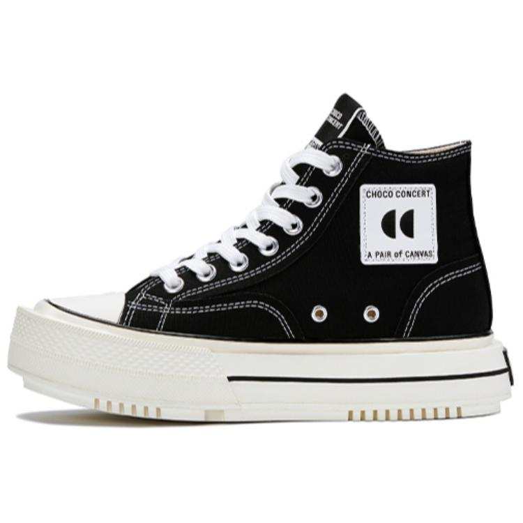 CHOCO CONCERT High top Canvas Shoes Unisex Black