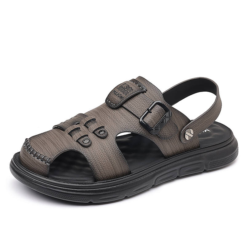 Mulinsen Beach Sandals Men's Black/Brown