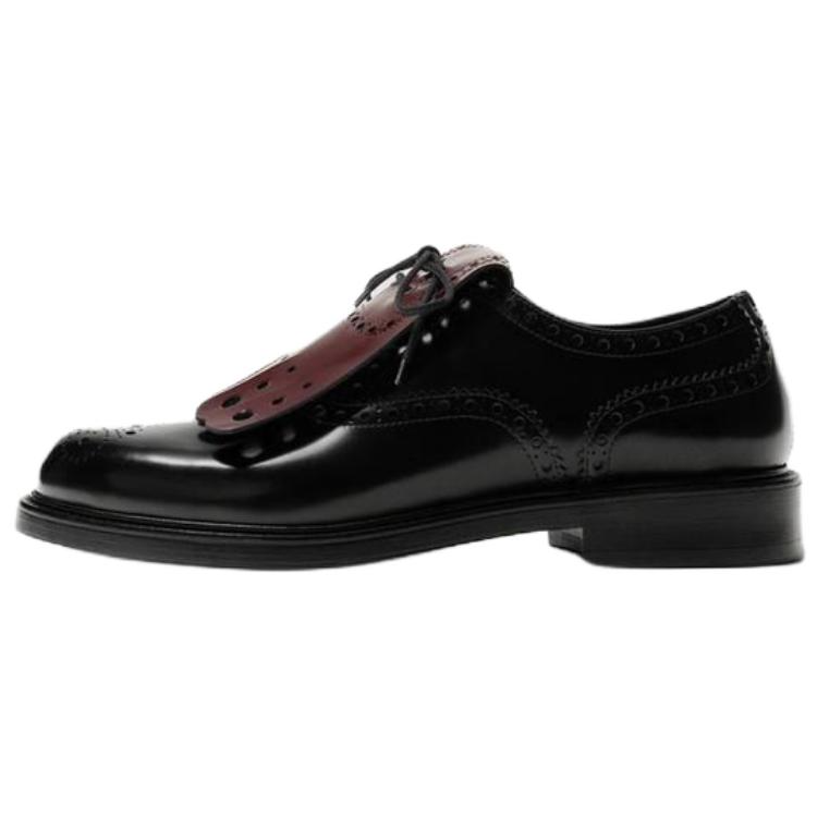 ZARA X Harry Lambert Cow Leather Dress Shoes Men's Black