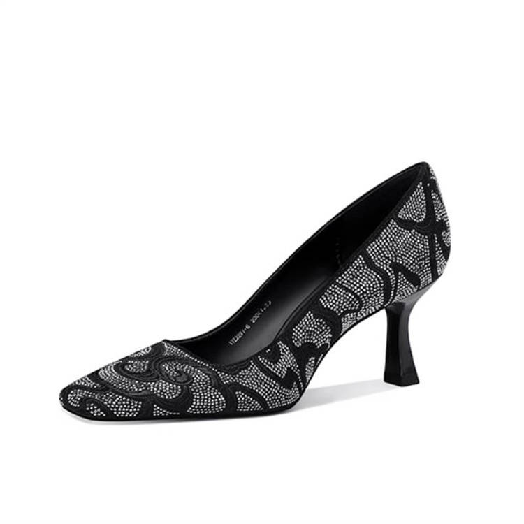 JESSICA SOPHIA Pu Slim Heel High Heels 6.5cm Women's