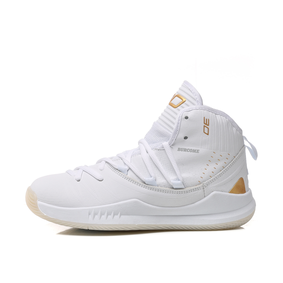 BURCOME Mesh Abrasion Resistant High top Basketball Shoes Unisex