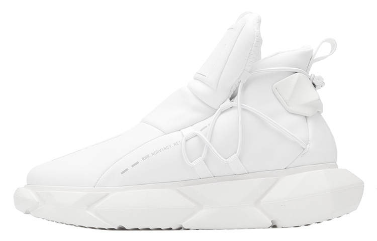 NORVINCY Height Increasing Height Increasing Mid top Chunky Sneakers Unisex White
