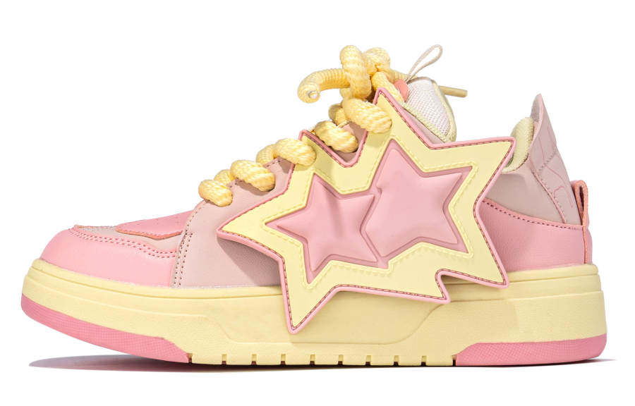 SEMIR Microfiber Leather Low top Skateboard Shoes Women's Pink