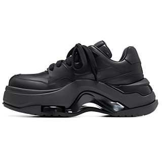VITTORIO VENTURA Cow Leather Low top Casual Shoes Women's Black